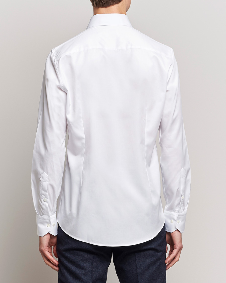 Herren | Hemden | Stenströms | Slimline Cut Away Shirt White