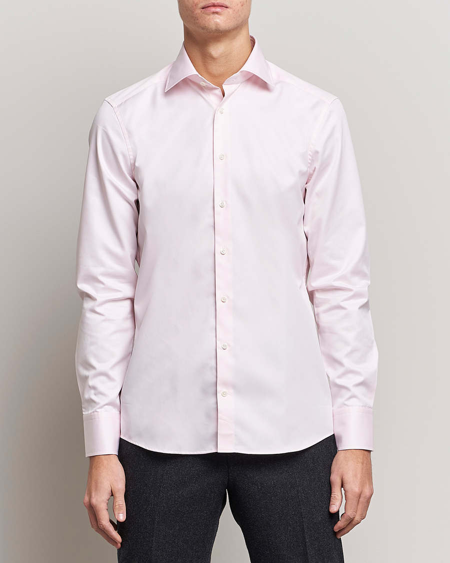 Herren |  | Stenströms | Slimline Cut Away Shirt Pink