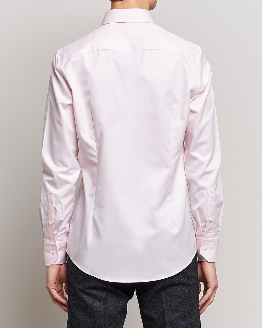 Herren | Hemden | Stenströms | Slimline Cut Away Shirt Pink
