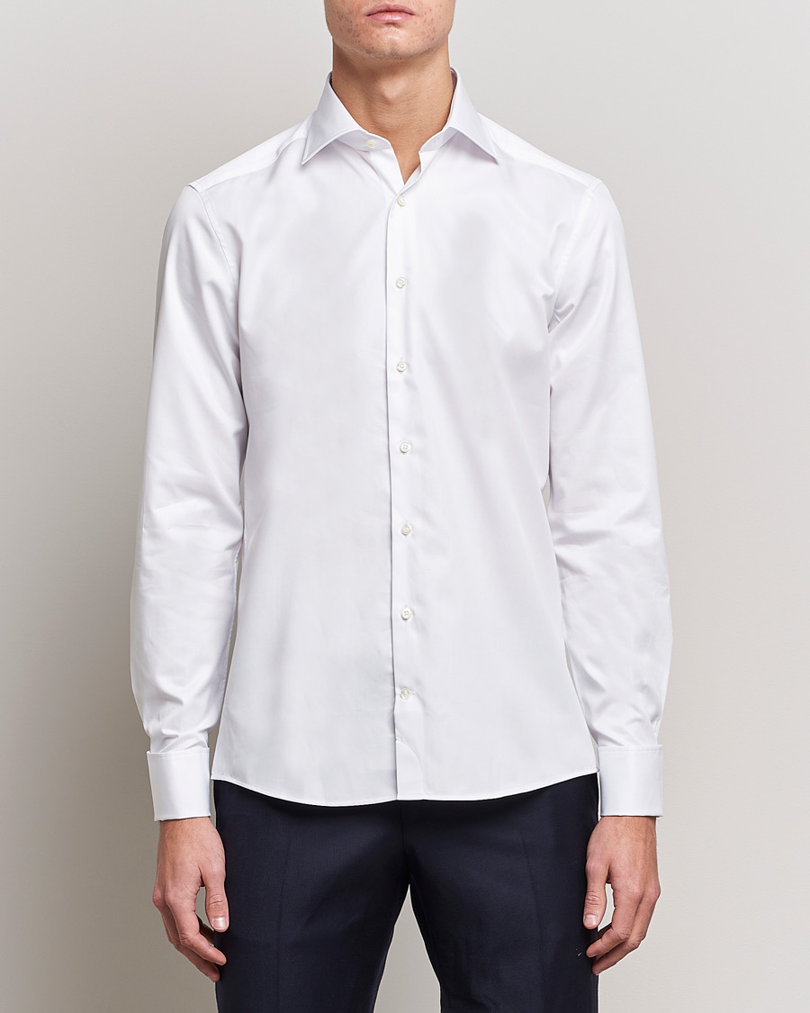 Herren | Hemden | Stenströms | Slimline Double Cuff White