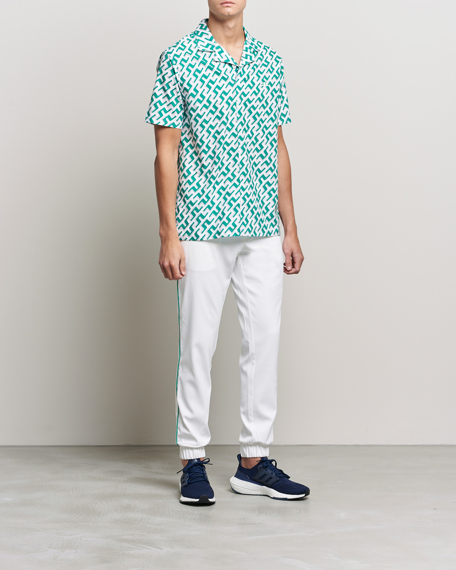 Herren | Hemden | J.Lindeberg | Resort Regular Fit Golf Shirt Green Bridge Monogram