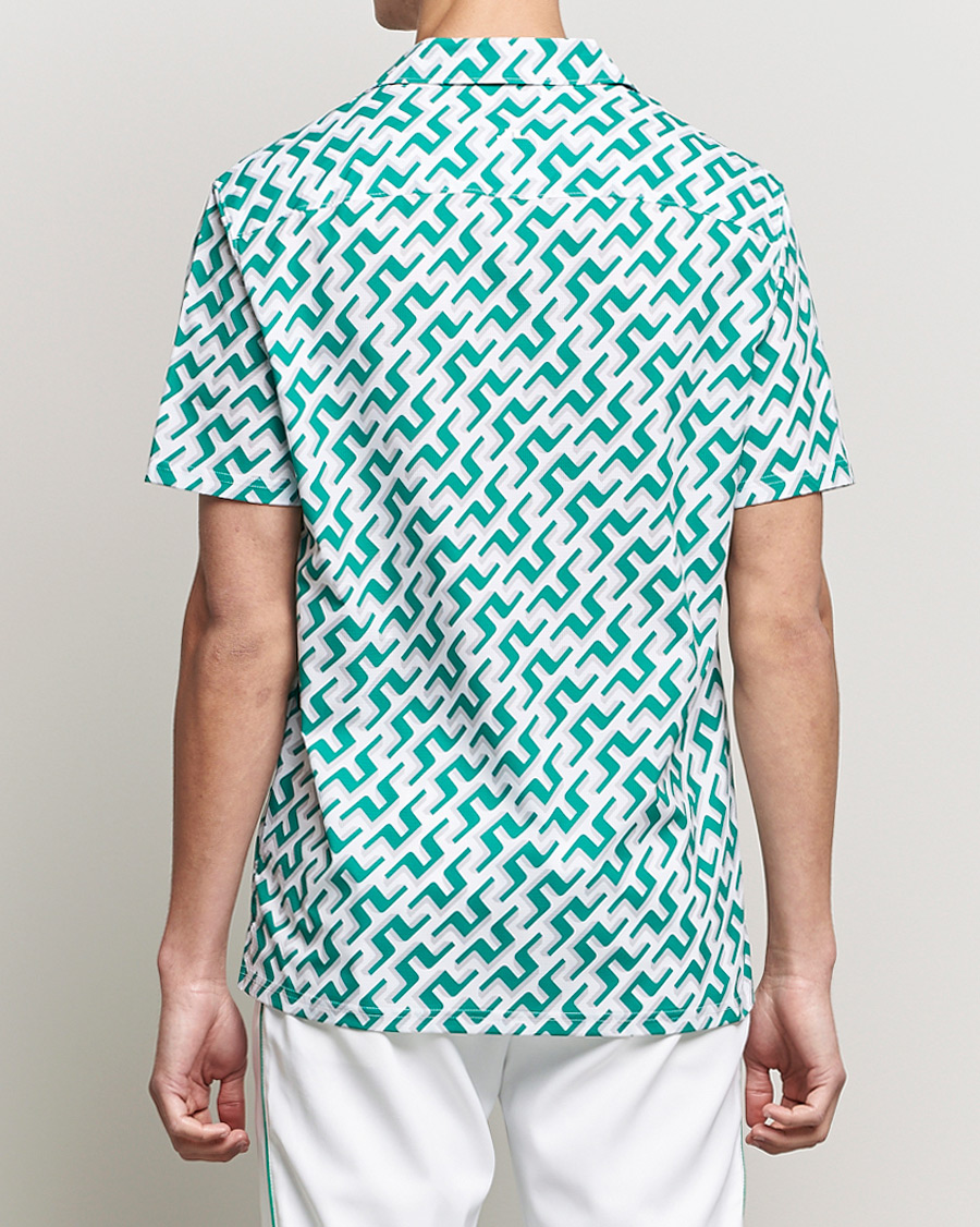 Herren | Hemden | J.Lindeberg | Resort Regular Fit Golf Shirt Green Bridge Monogram