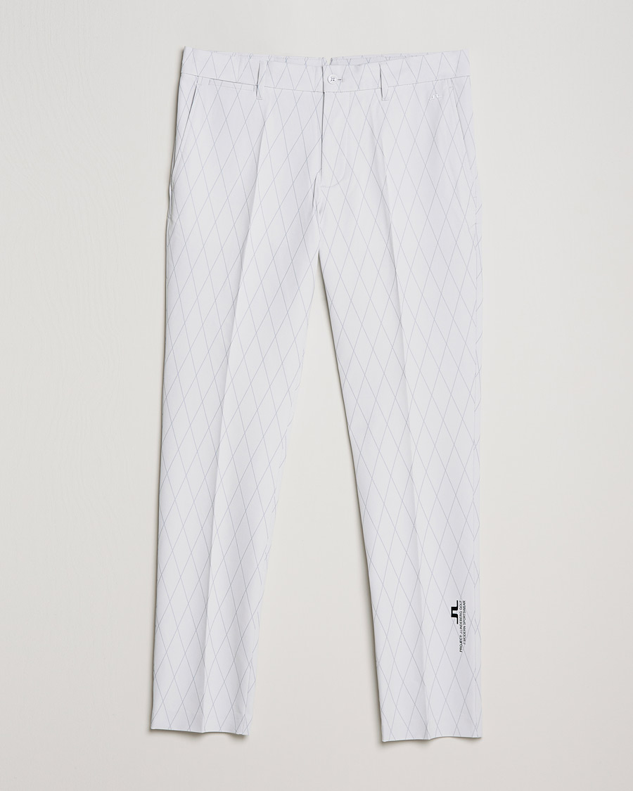 Herren | Hosen | J.Lindeberg | Active Argyle Golf Pants White