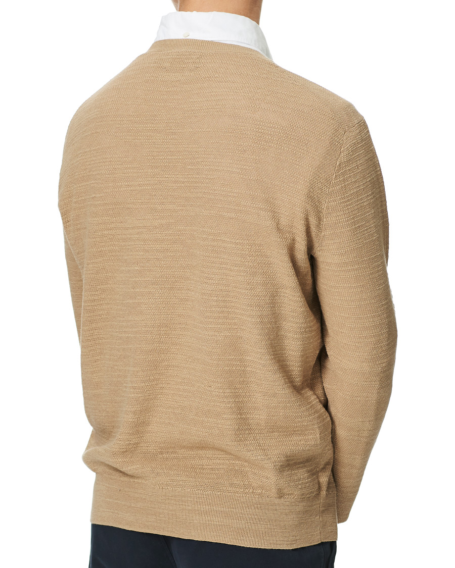 Herren | Pullover | Polo Ralph Lauren | Cotton/Linen Knitted Sweater Vintage Khaki