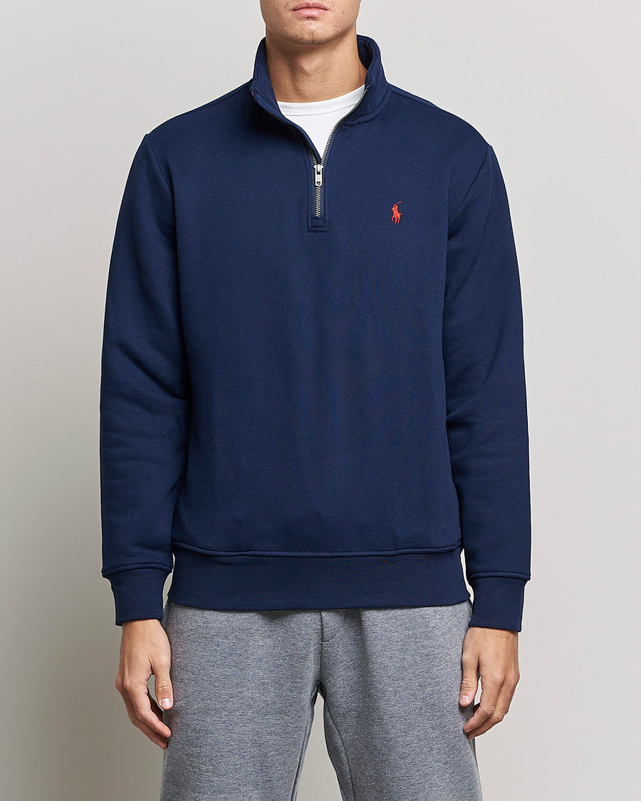 Herren | Pullover | Polo Ralph Lauren | Fleece Jersey Half Zip Cruise Navy