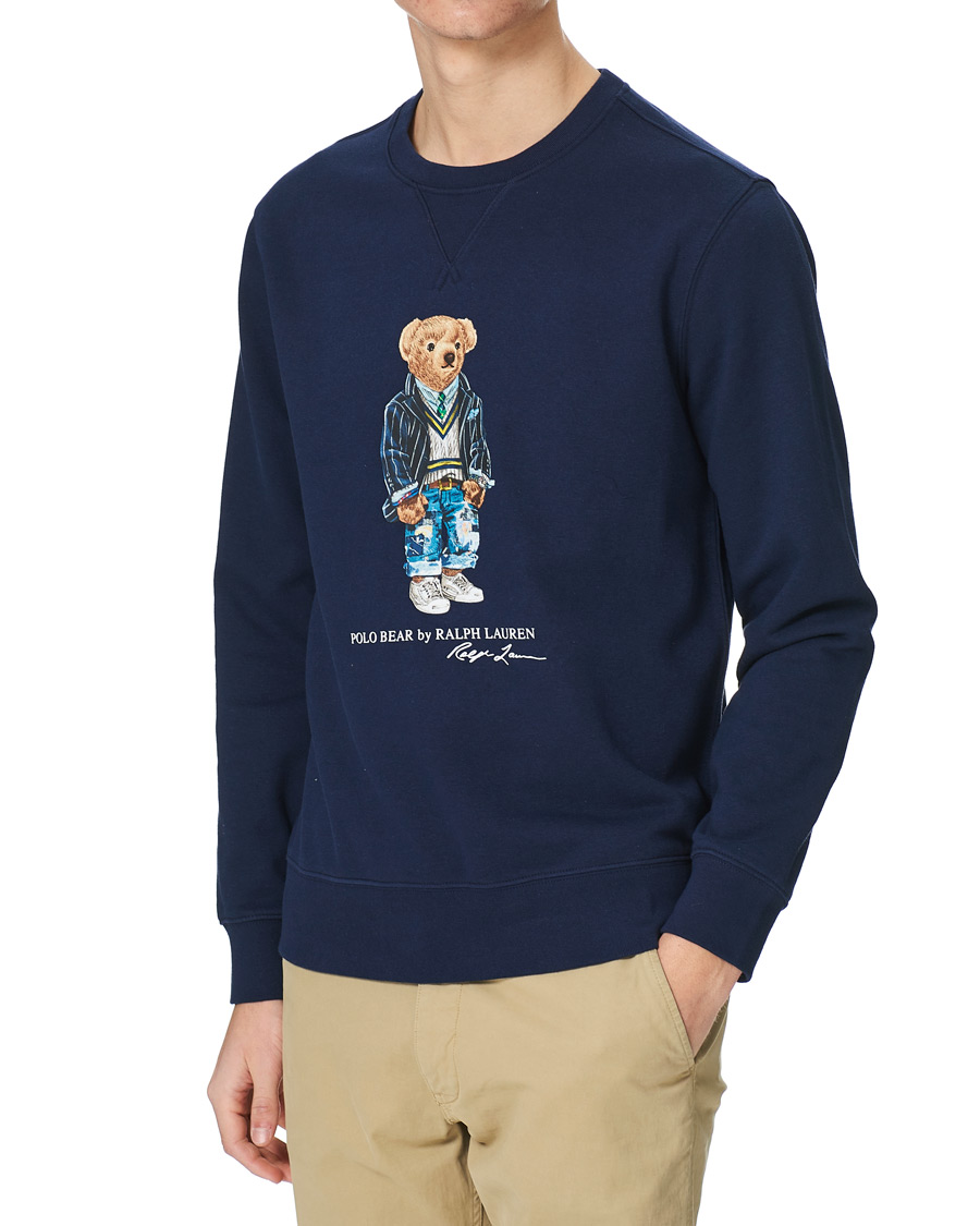 Herren | Pullover | Polo Ralph Lauren | Magic Fleece Bear Sweatshirt Cruise Navy