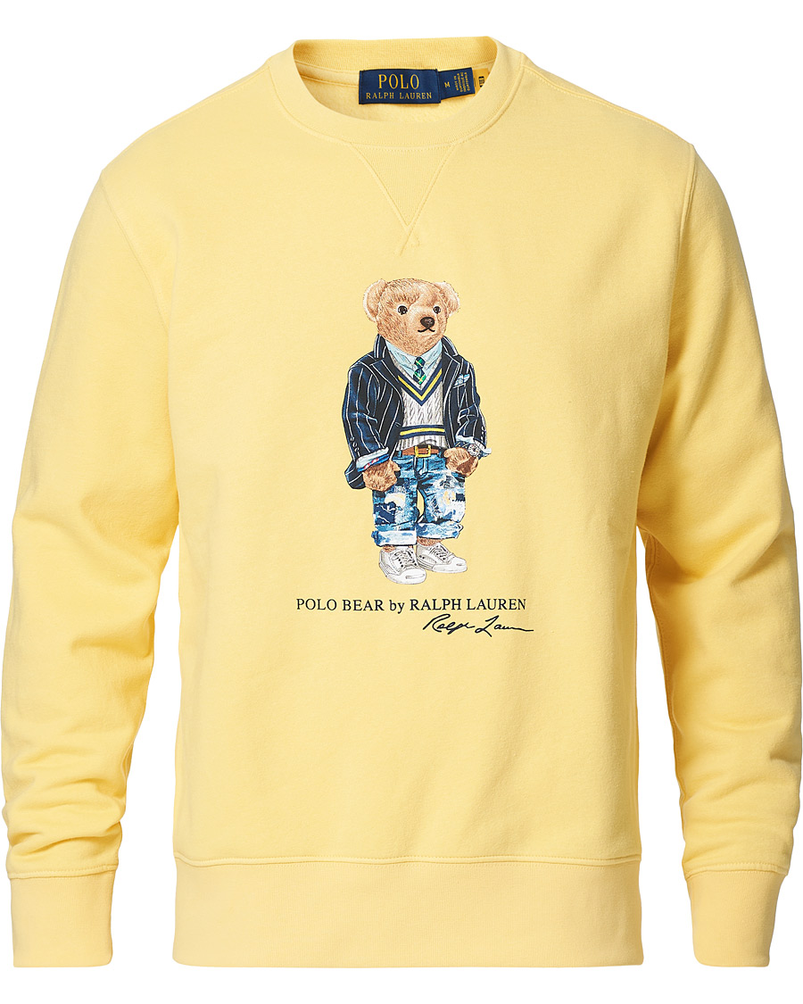 Herren | Pullover | Polo Ralph Lauren | Magic Fleece Bear Sweatshirt Empire Yellow