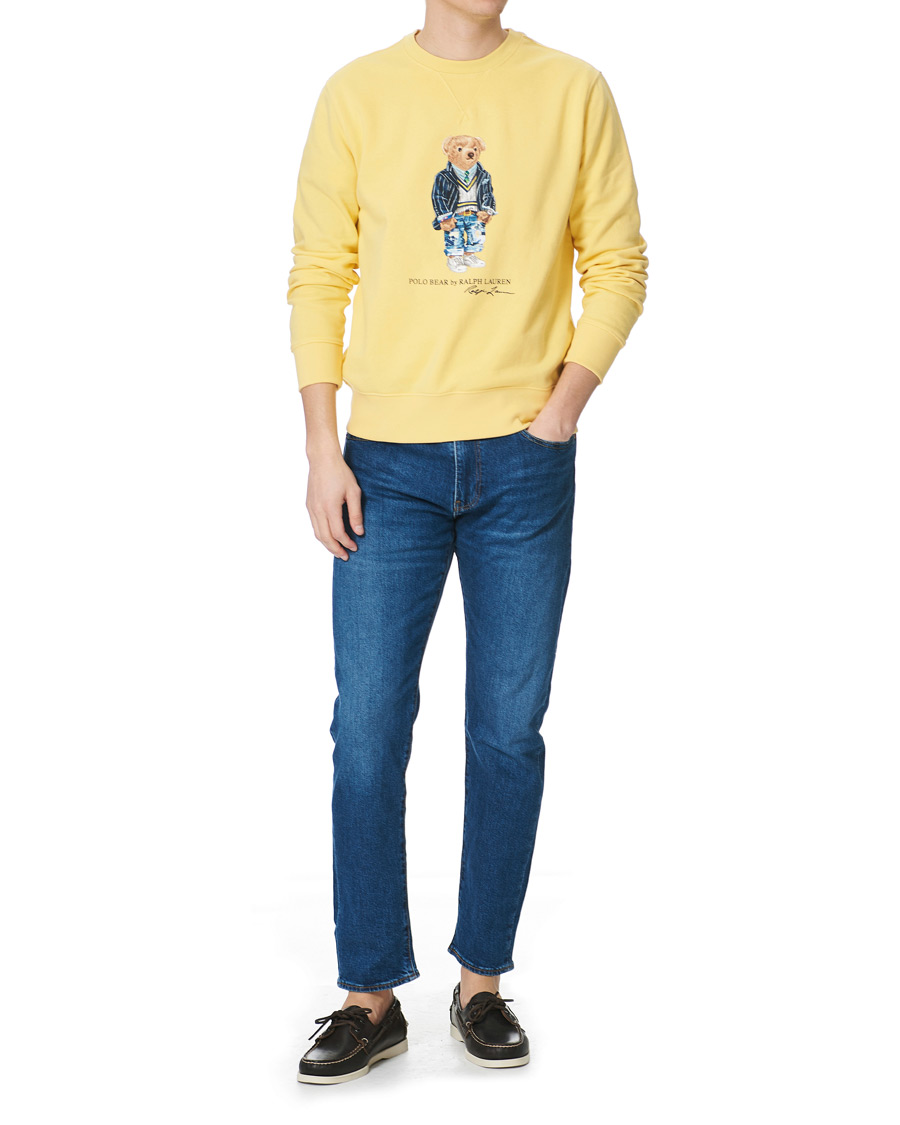 Herren | Pullover | Polo Ralph Lauren | Magic Fleece Bear Sweatshirt Empire Yellow