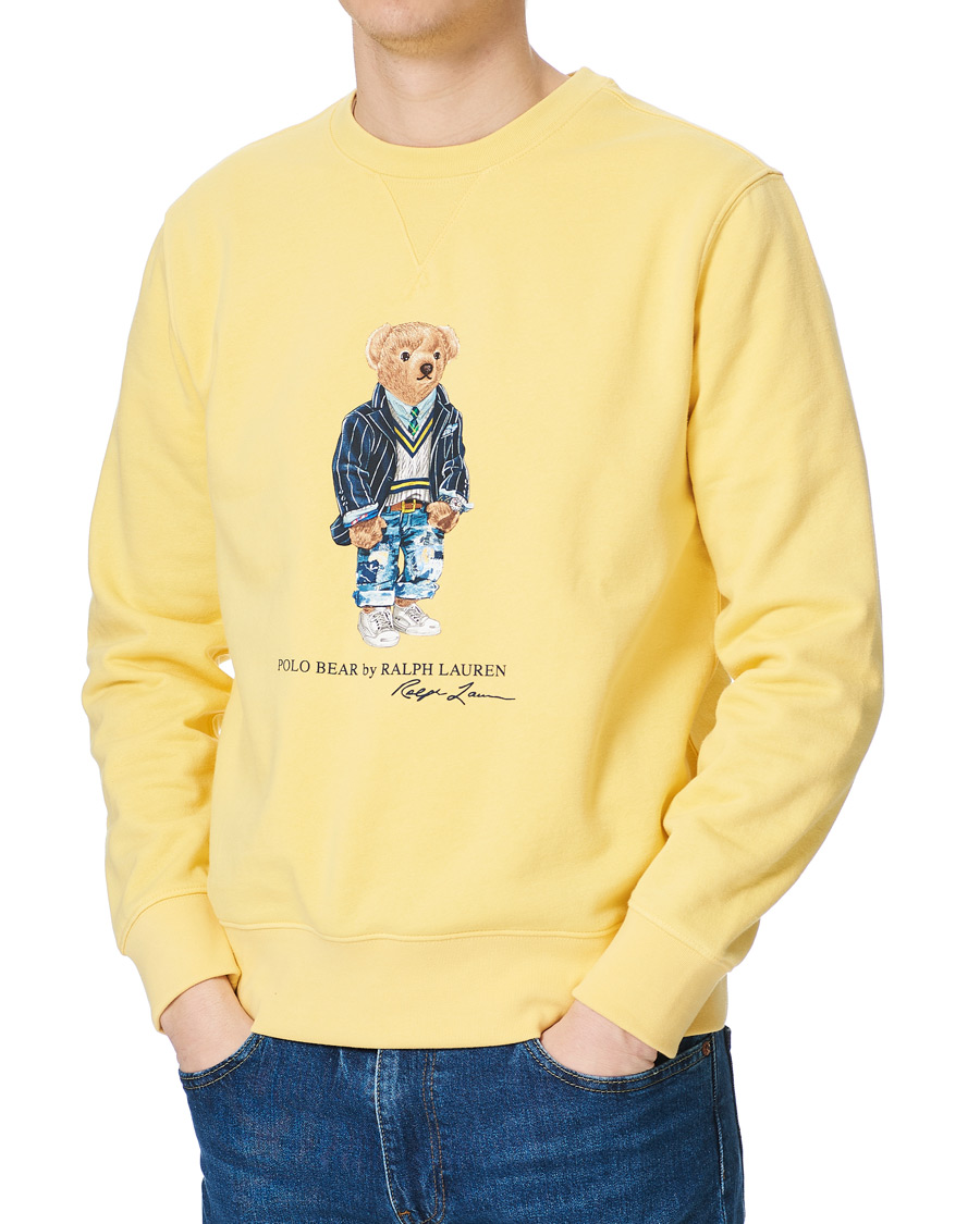 Herren | Pullover | Polo Ralph Lauren | Magic Fleece Bear Sweatshirt Empire Yellow