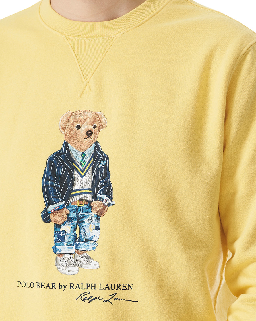 Herren | Pullover | Polo Ralph Lauren | Magic Fleece Bear Sweatshirt Empire Yellow
