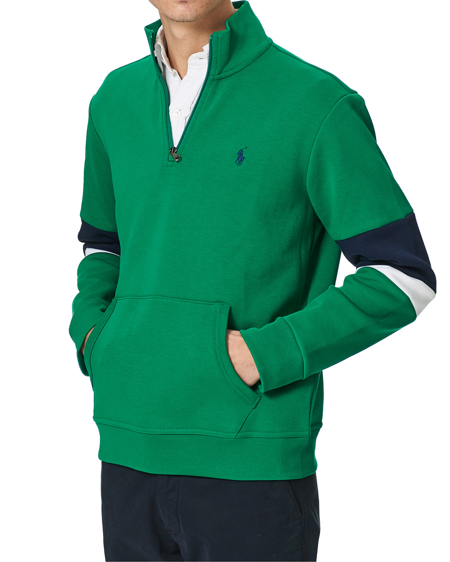 Herren | Pullover | Polo Ralph Lauren | Tech Half-Zip Sweater Cruise Green