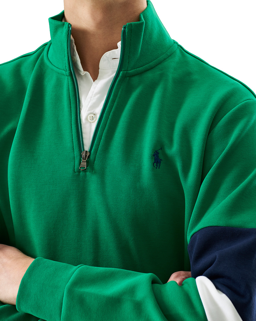 Herren | Pullover | Polo Ralph Lauren | Tech Half-Zip Sweater Cruise Green