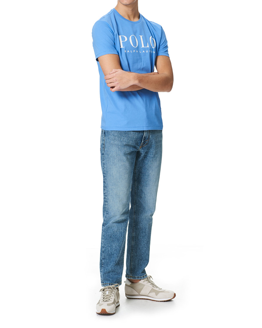 Herren | T-Shirts | Polo Ralph Lauren | Logo Crew Neck Tee Harbour Island Blue