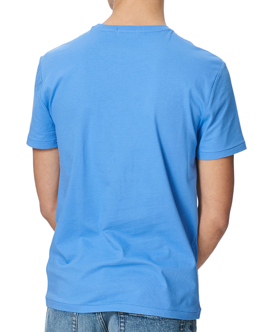 Herren | T-Shirts | Polo Ralph Lauren | Logo Crew Neck Tee Harbour Island Blue