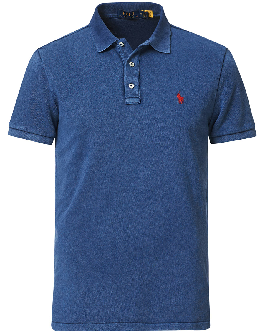 Herren | Poloshirts | Polo Ralph Lauren | Custom Fit Spa Terry Polo Light Navy