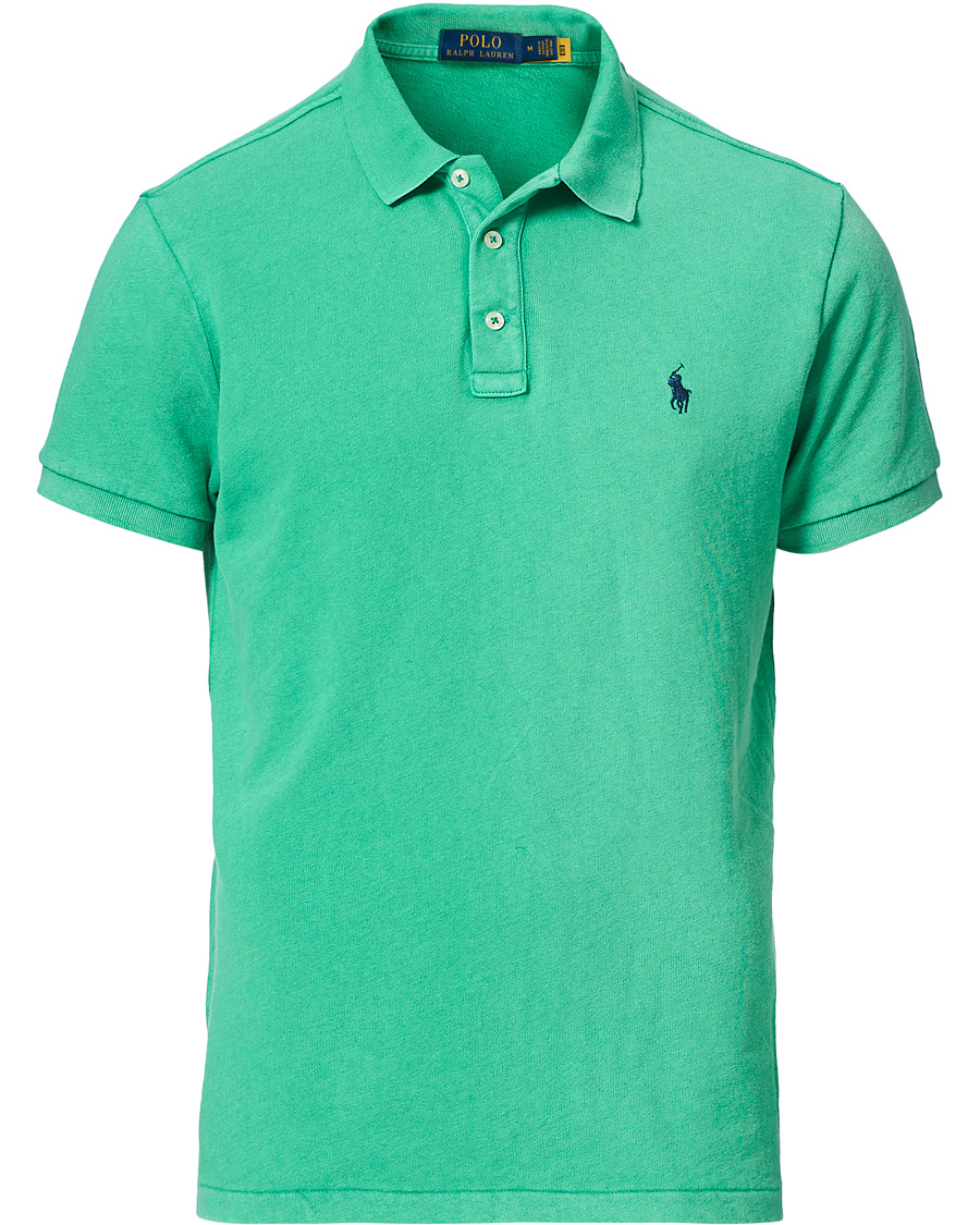 Herren | Poloshirts | Polo Ralph Lauren | Custom Fit Spa Terry Polo Cabo Green