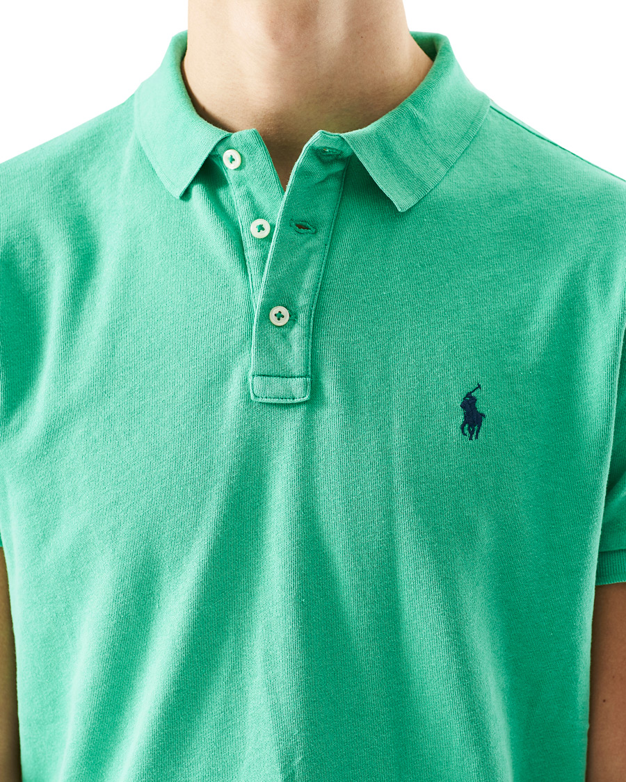 Herren | Poloshirts | Polo Ralph Lauren | Custom Fit Spa Terry Polo Cabo Green