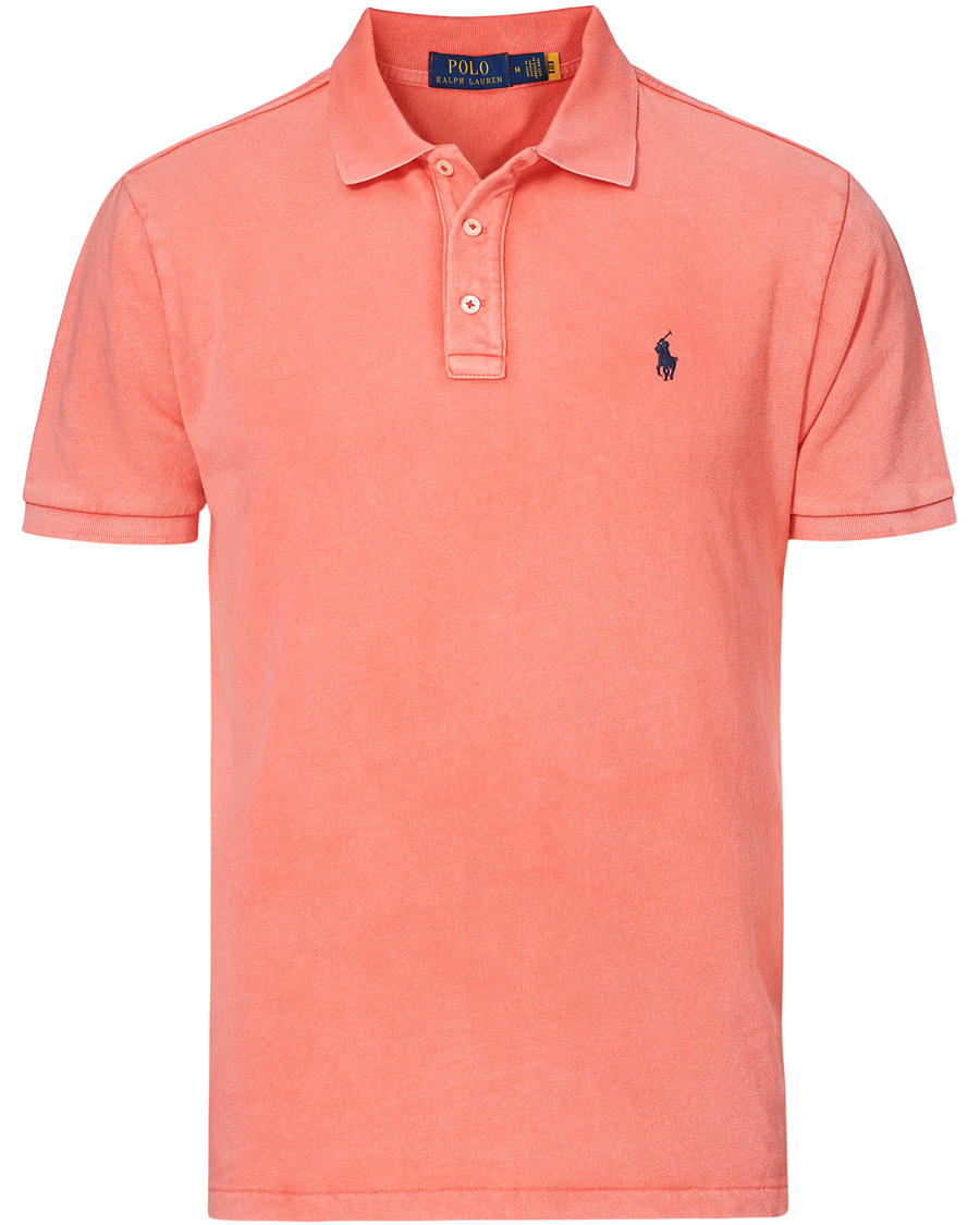 Herren | Poloshirts | Polo Ralph Lauren | Custom Fit Spa Terry Polo Tomato Red