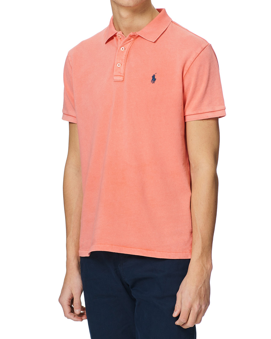 Herren | Poloshirts | Polo Ralph Lauren | Custom Fit Spa Terry Polo Tomato Red