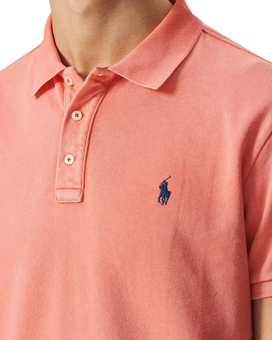 Herren | Poloshirts | Polo Ralph Lauren | Custom Fit Spa Terry Polo Tomato Red
