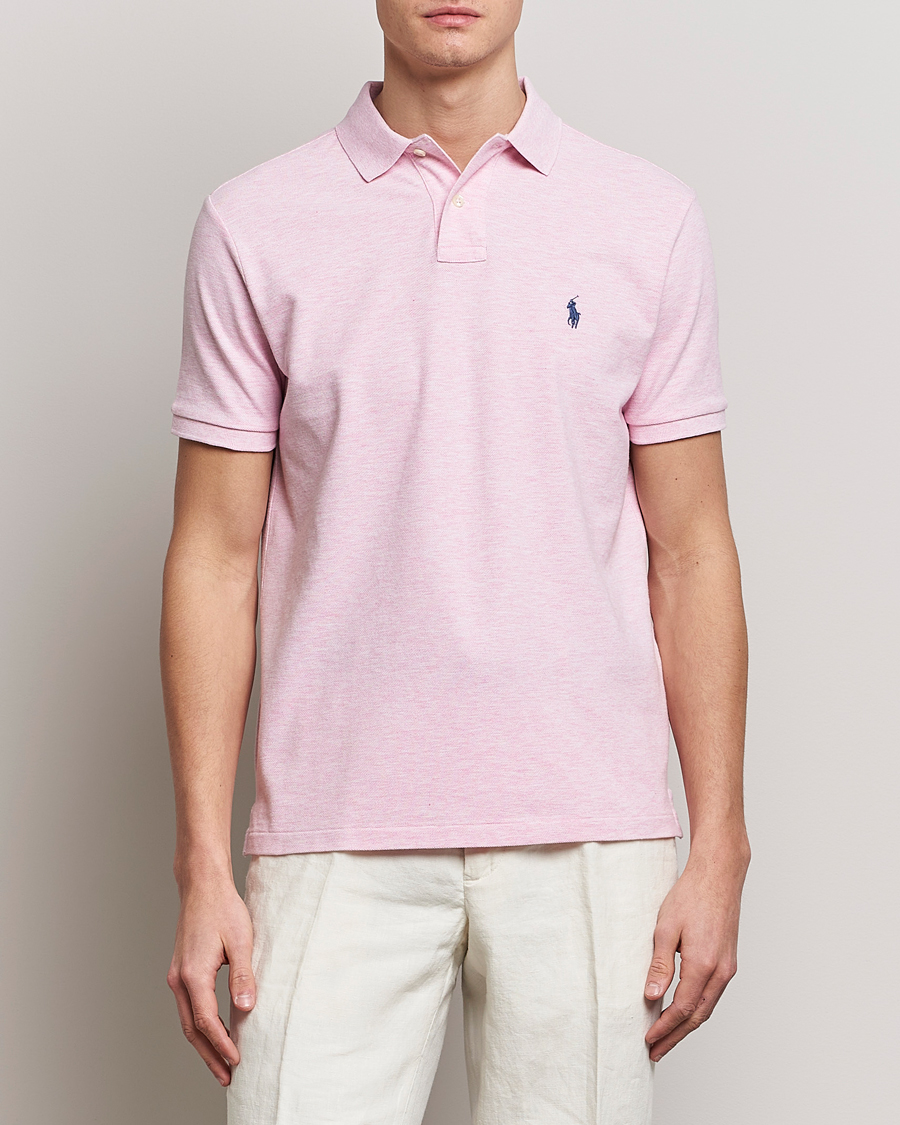 Herren | Poloshirts | Polo Ralph Lauren | Custom Slim Fit Polo Bath Pink Heather