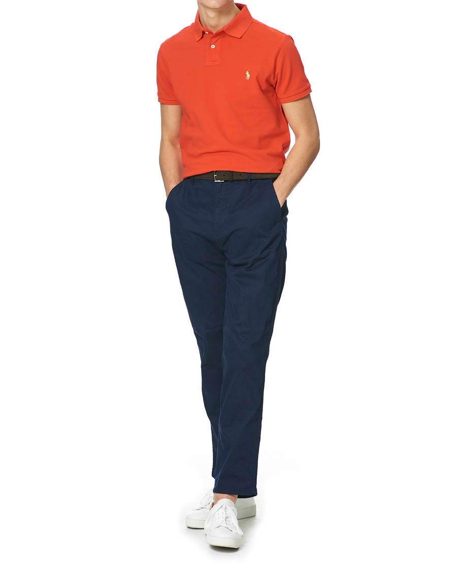 Herren | Poloshirts | Polo Ralph Lauren | Custom Slim Fit Polo Tomato Red