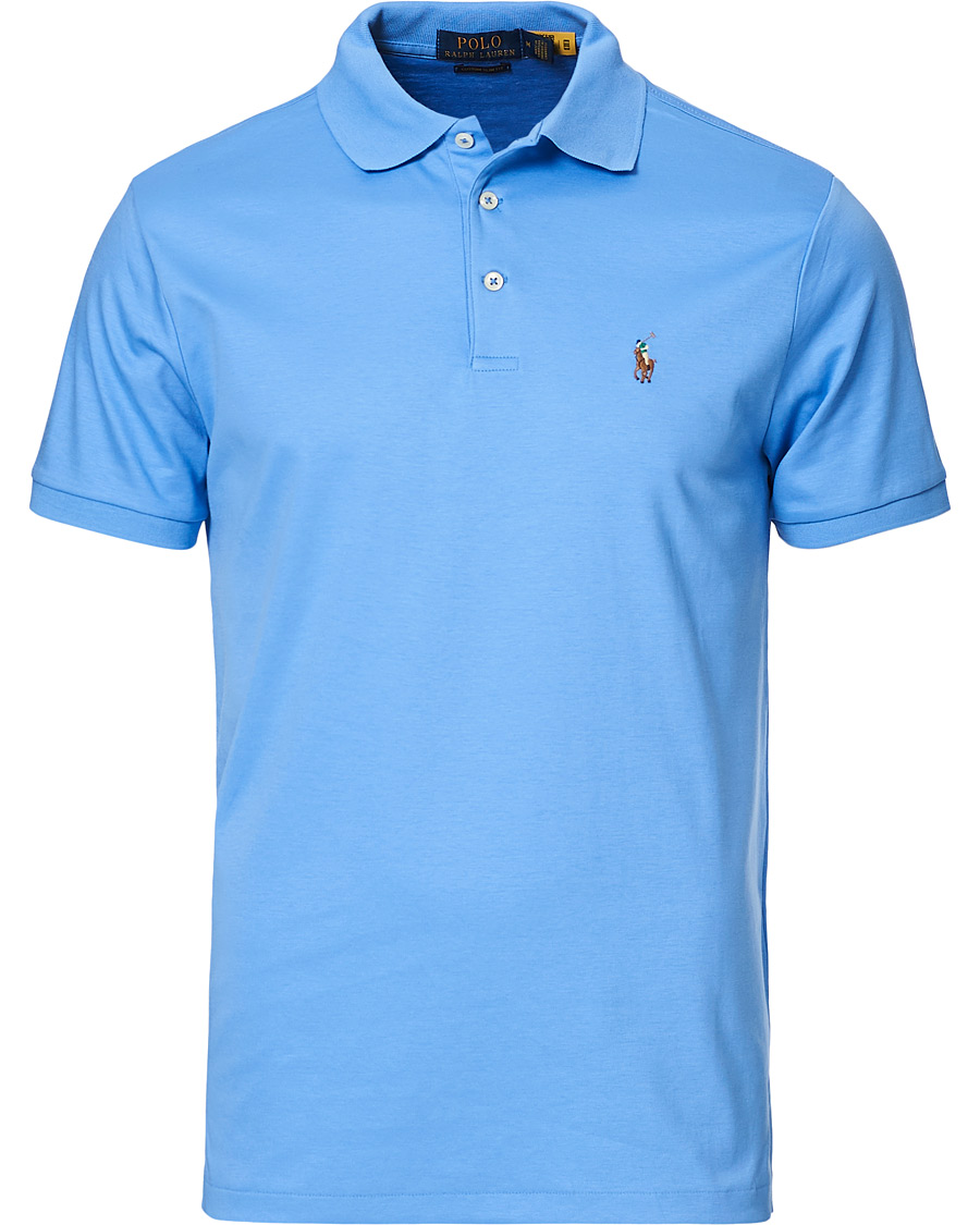 Herren | Poloshirts | Polo Ralph Lauren | Luxury Pima Cotton Polo Harbour Island Blue