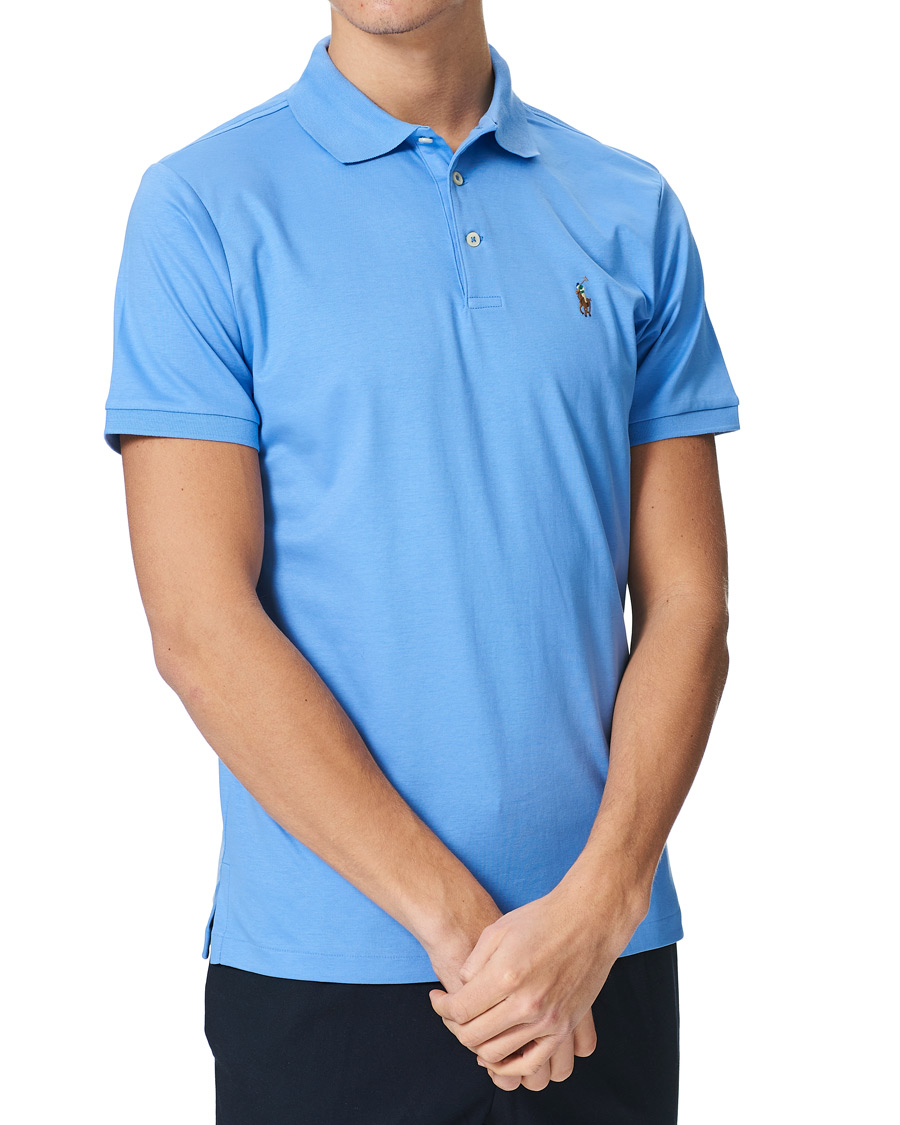 Herren | Poloshirts | Polo Ralph Lauren | Luxury Pima Cotton Polo Harbour Island Blue