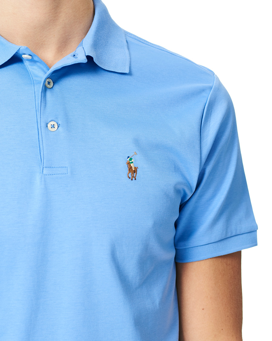 Herren | Poloshirts | Polo Ralph Lauren | Luxury Pima Cotton Polo Harbour Island Blue
