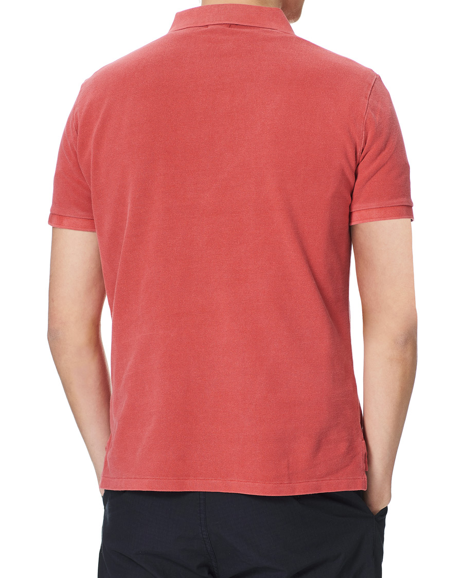 Herren | Poloshirts | Polo Ralph Lauren | Custom Slim Fit Garment Dyed Polo Starboard Red