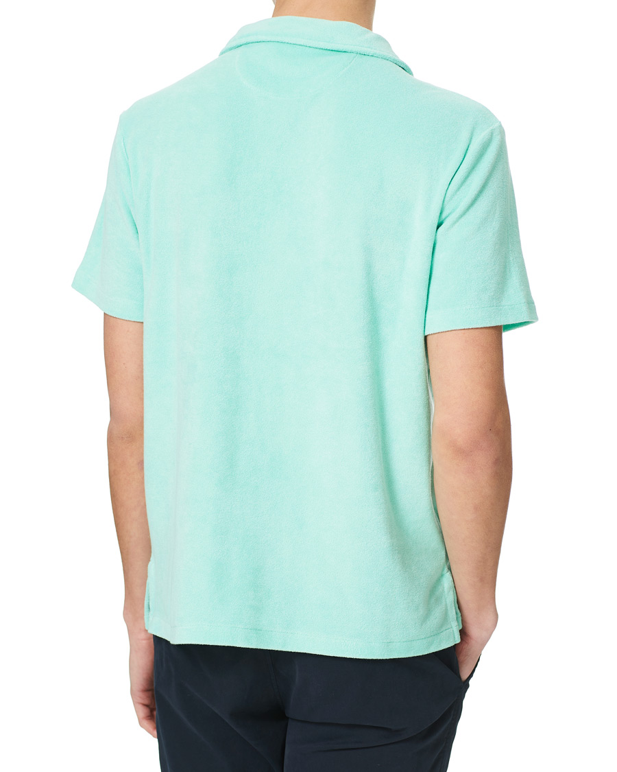Herren | Poloshirts | Polo Ralph Lauren | Lightweight Cotton Terry Polo Aqua Verde