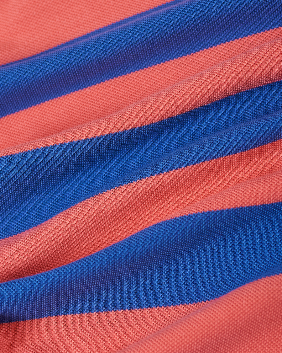 Herren | Poloshirts | Polo Ralph Lauren | Custom Slim Fit Striped Polo Red/Blue