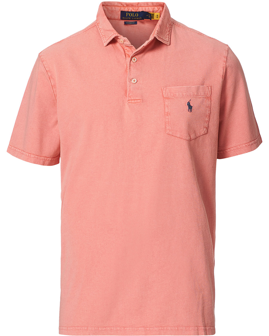 Herren | Poloshirts | Polo Ralph Lauren | Cotton/Linen Pocket Polo Amalfi Red