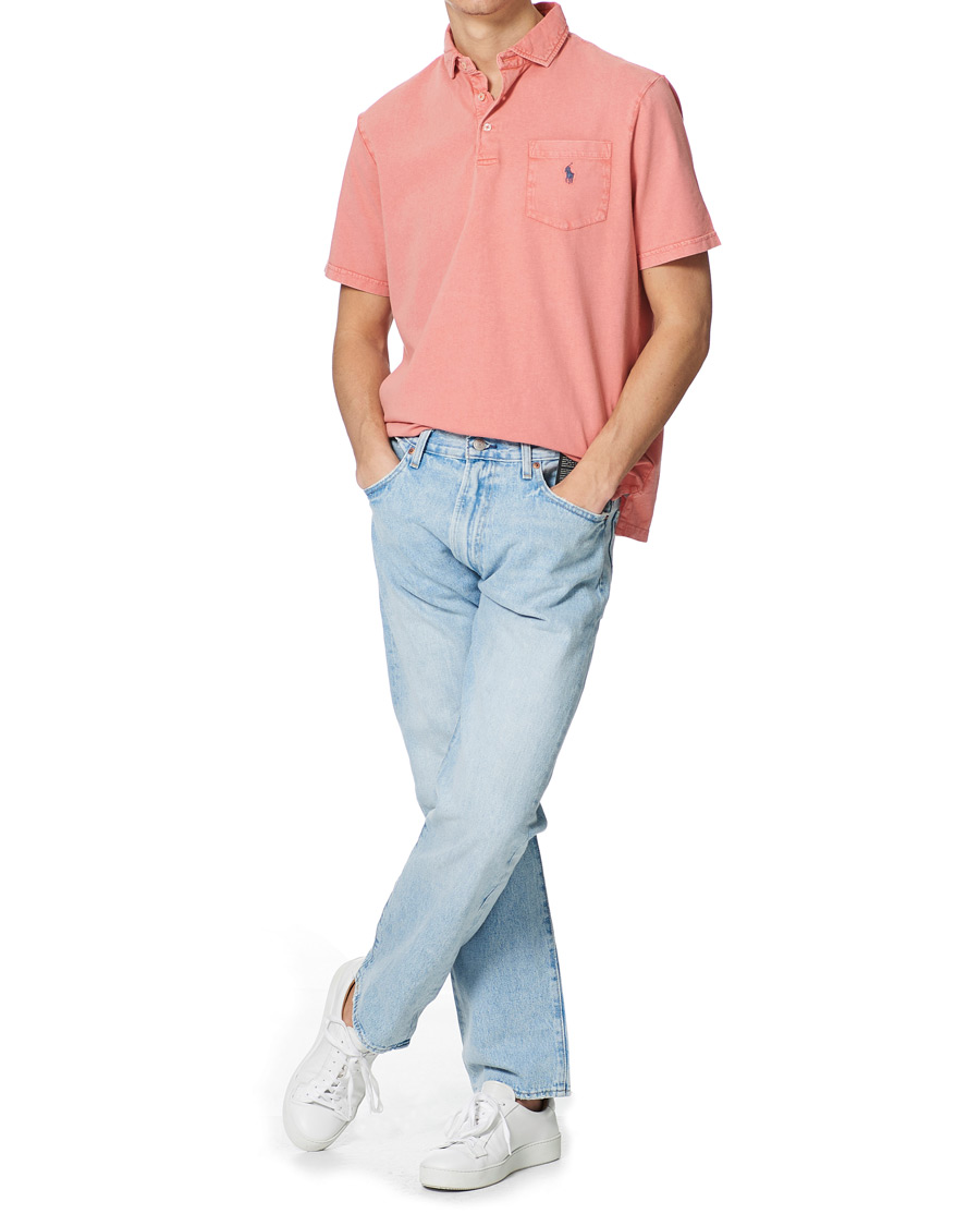 Herren | Poloshirts | Polo Ralph Lauren | Cotton/Linen Pocket Polo Amalfi Red