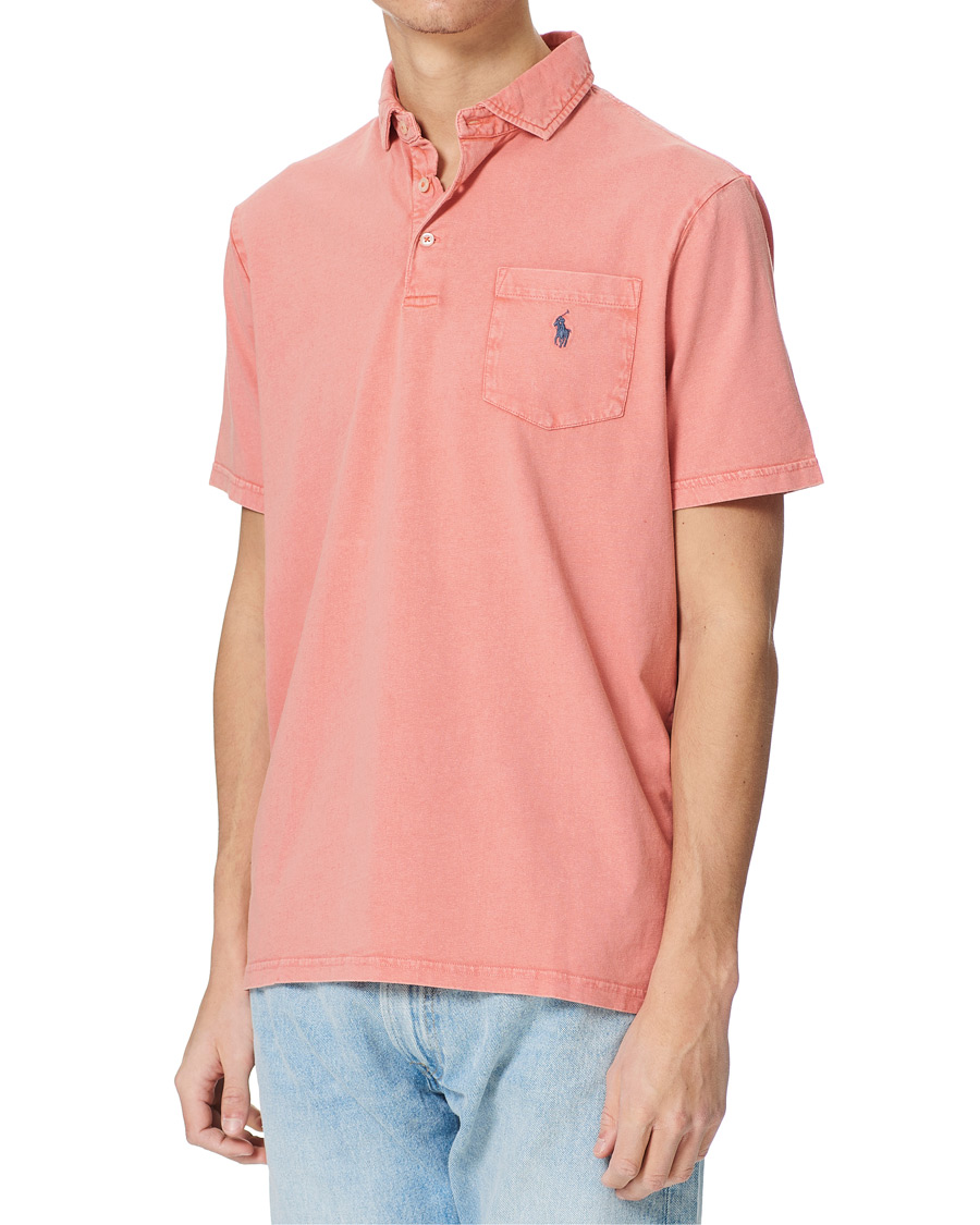 Herren | Poloshirts | Polo Ralph Lauren | Cotton/Linen Pocket Polo Amalfi Red