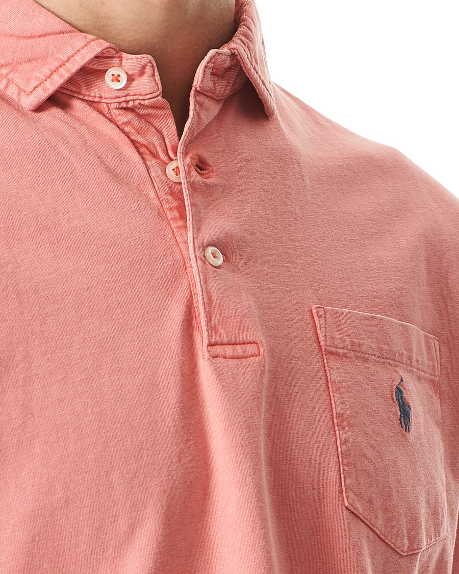 Herren | Poloshirts | Polo Ralph Lauren | Cotton/Linen Pocket Polo Amalfi Red