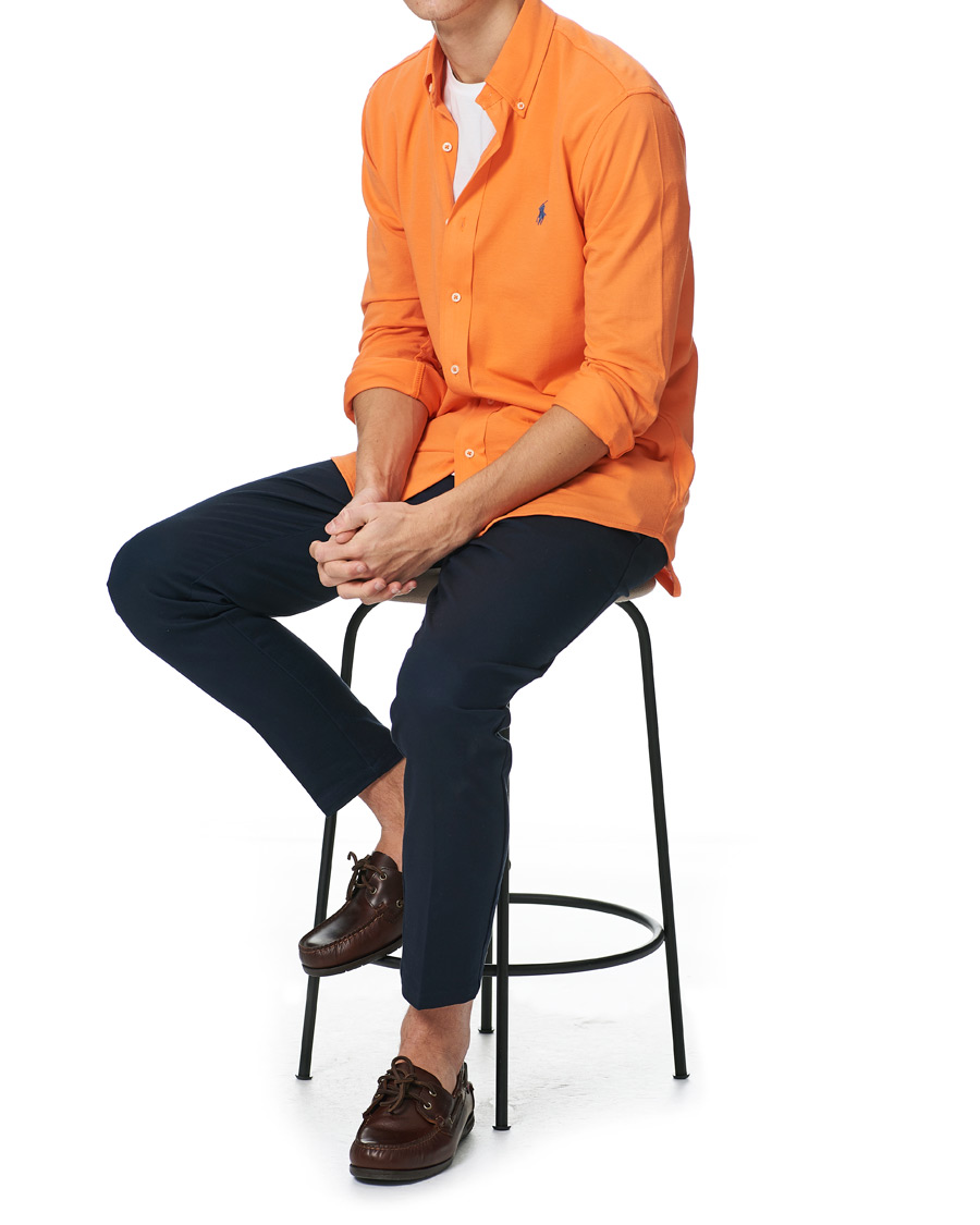 Herren | Hemden | Polo Ralph Lauren | Featherweight Mesh Shirt May Orange