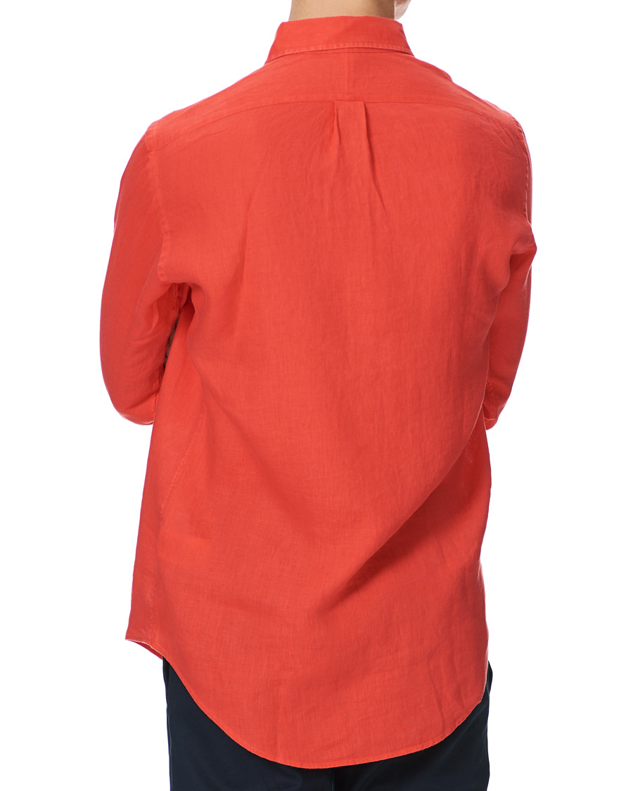 Herren | Hemden | Polo Ralph Lauren | Custom Fit Linen Button Down Shirt Racing Red