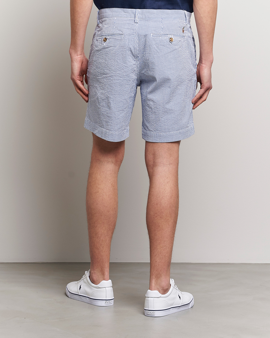 Herren | Shorts | Polo Ralph Lauren | Bedford Seersucker Shorts Blue/White