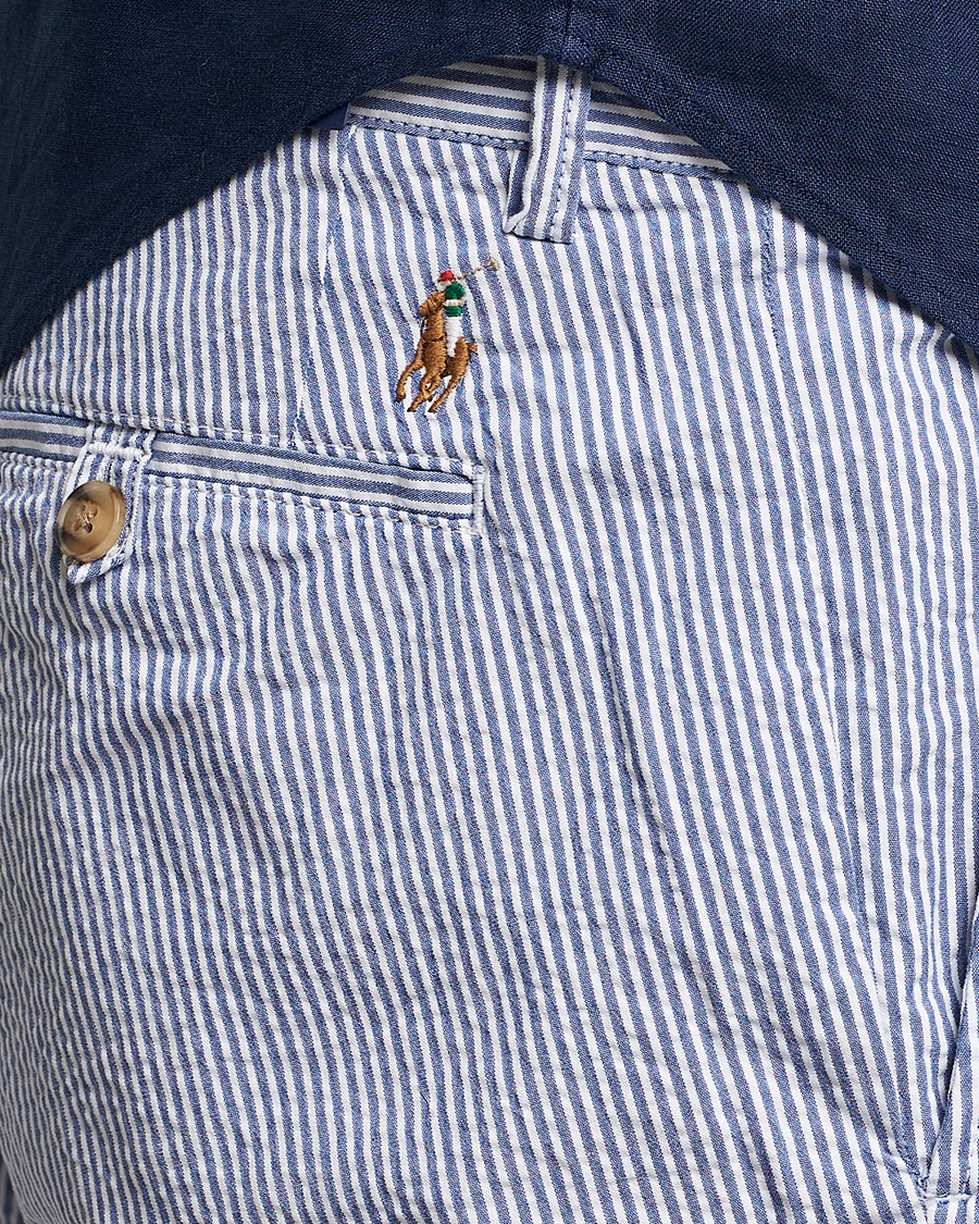 Herren | Shorts | Polo Ralph Lauren | Bedford Seersucker Shorts Blue/White