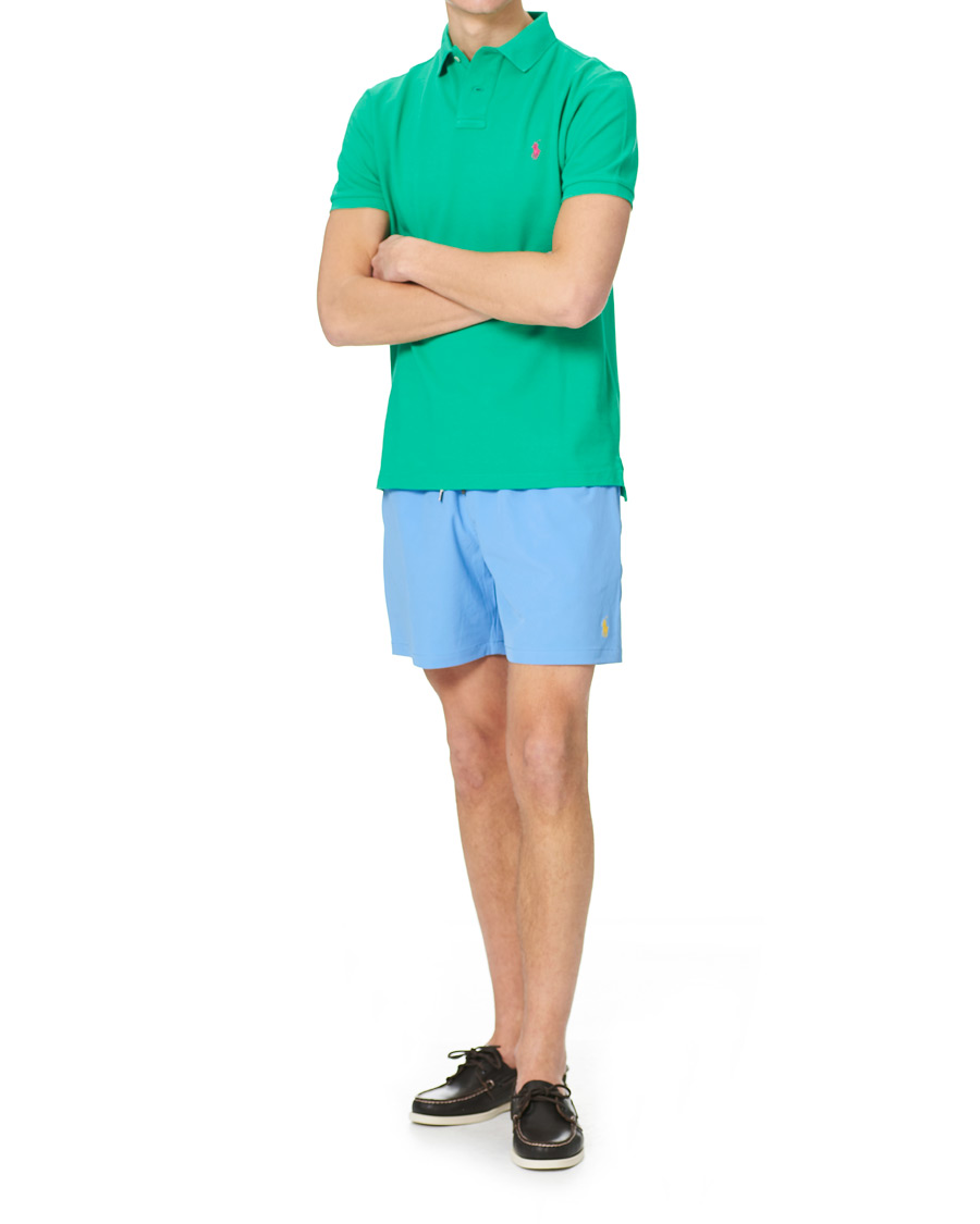 Herren | Badehosen | Polo Ralph Lauren | Recyceled Traveler Boxer Swimshorts Harbour Island Blue