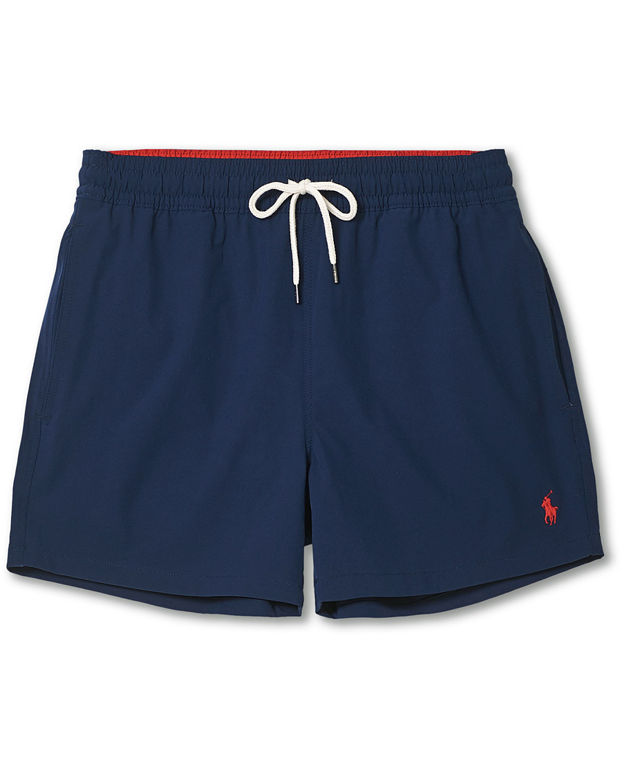 Herren | Badehosen | Polo Ralph Lauren | Recycled Slim Traveler Swimshorts Newport Navy