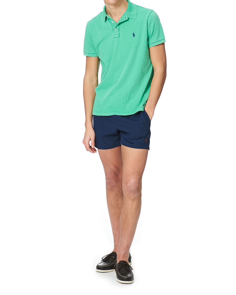 Herren | Badehosen | Polo Ralph Lauren | Recycled Slim Traveler Swimshorts Newport Navy