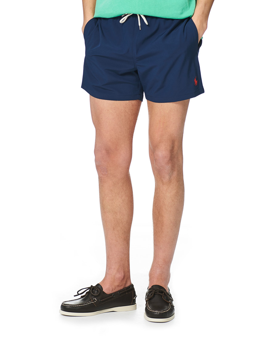 Herren | Badehosen | Polo Ralph Lauren | Recycled Slim Traveler Swimshorts Newport Navy