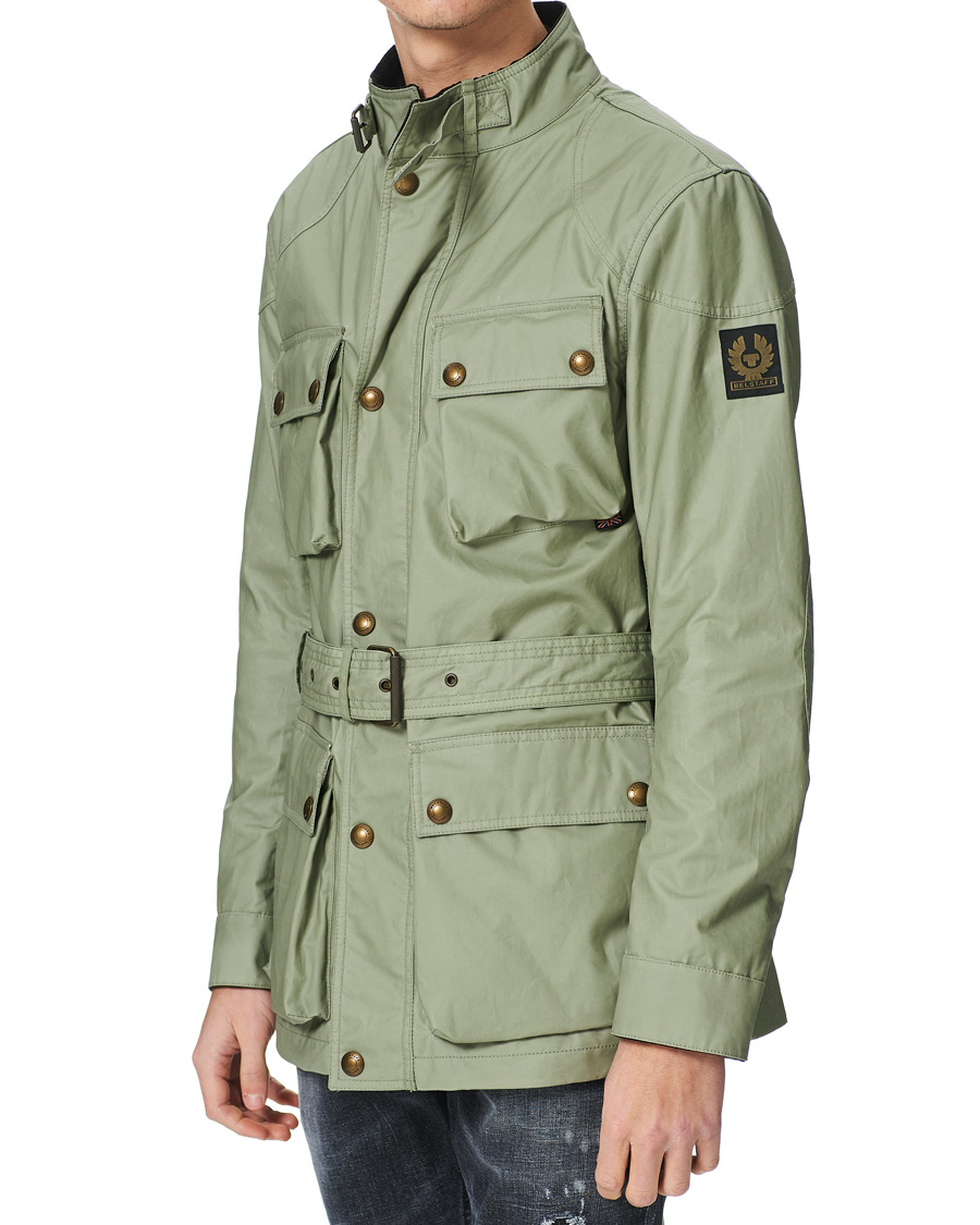 Herren | Jacken | Belstaff | Trialmaster Waxed Jacket Laurel Green