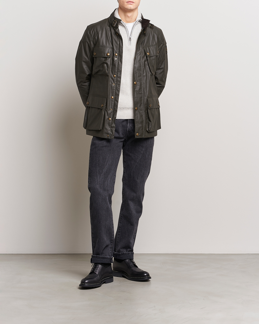 Herren | Jacken | Belstaff | Fieldmaster Waxed Jacket Faded Olive