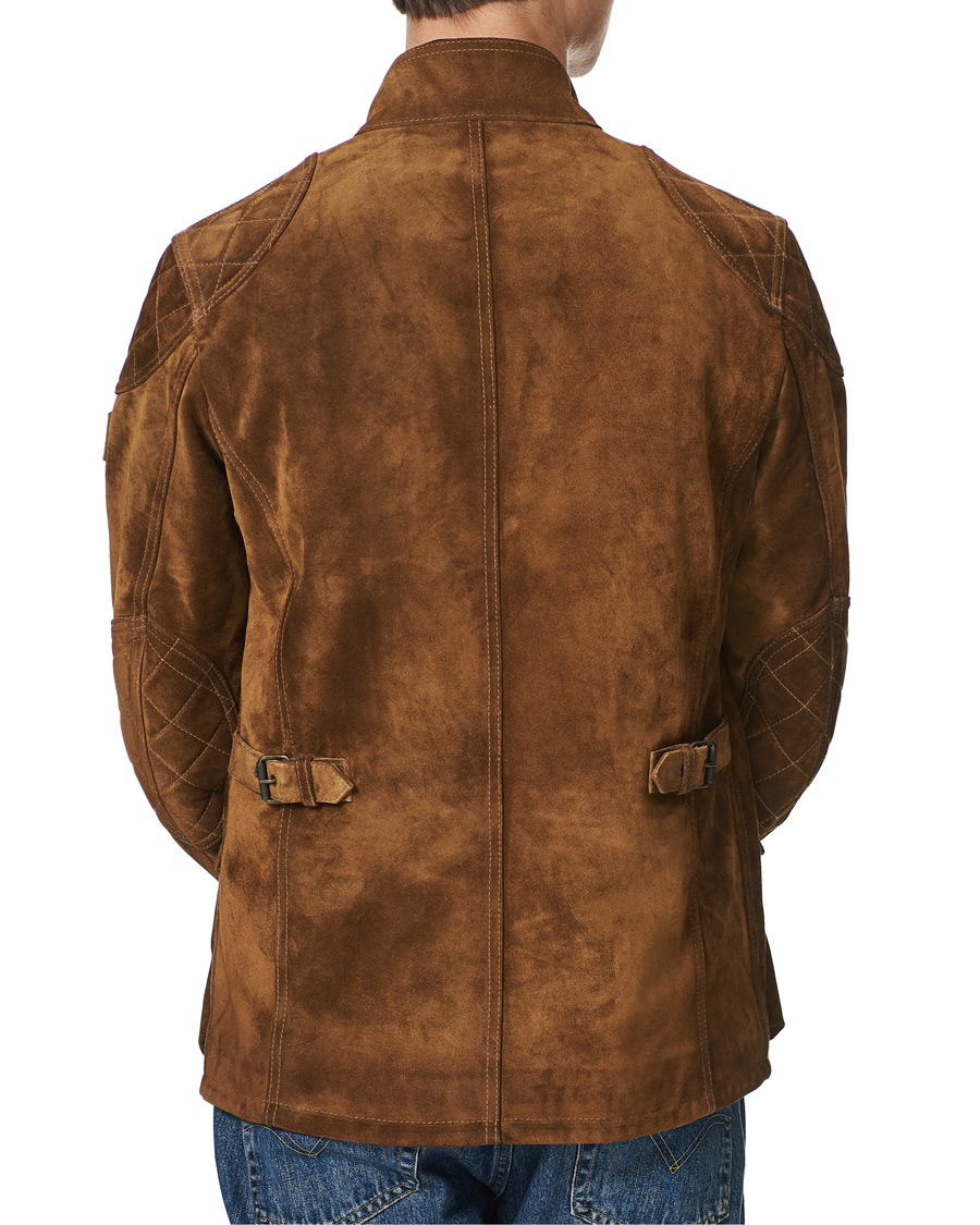 Herren | Jacken | Belstaff | Fieldbrook Suede Jacket Light Camel