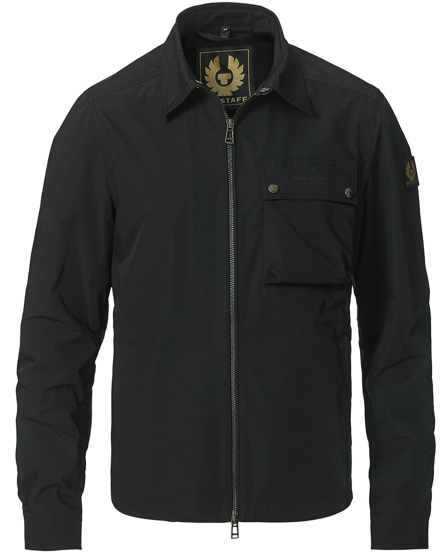 Herren | Hemden | Belstaff | Wayfare Memory Shell Zip Overshirt Black