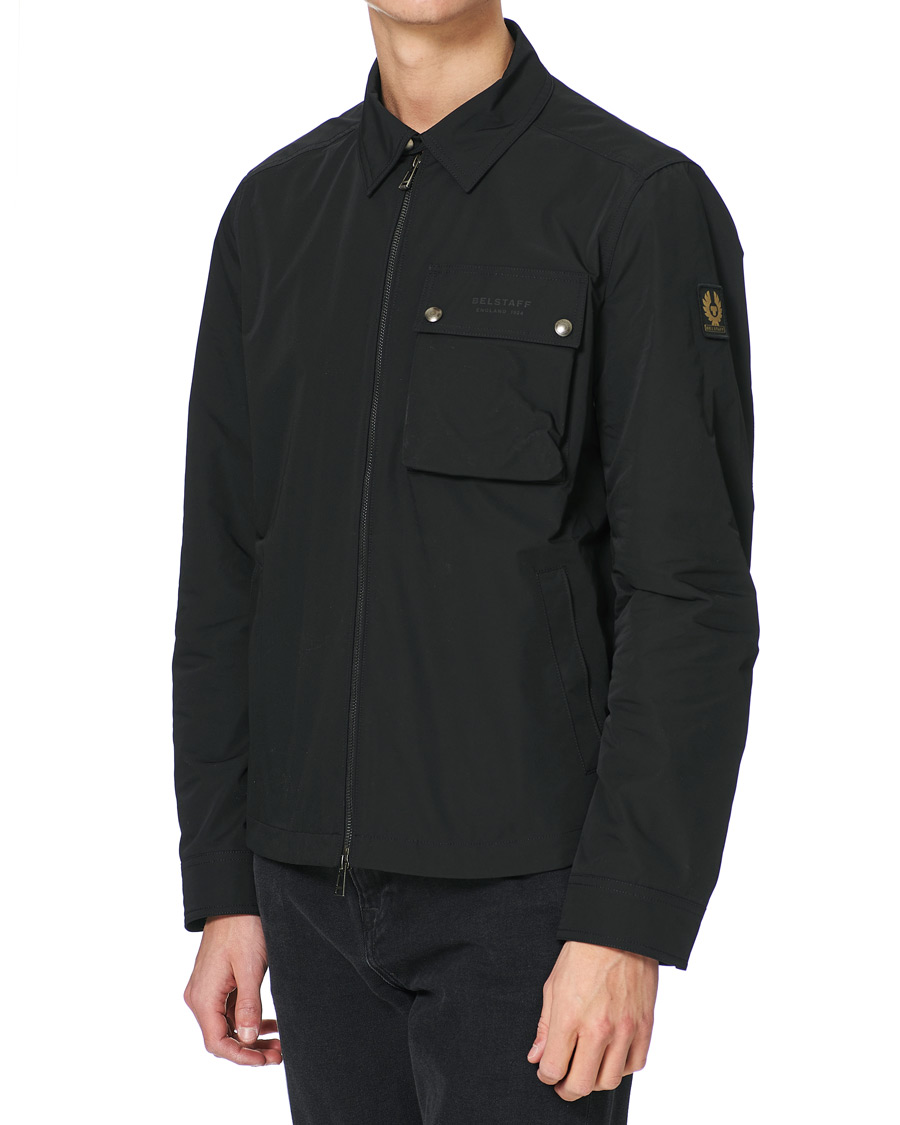 Herren | Hemden | Belstaff | Wayfare Memory Shell Zip Overshirt Black