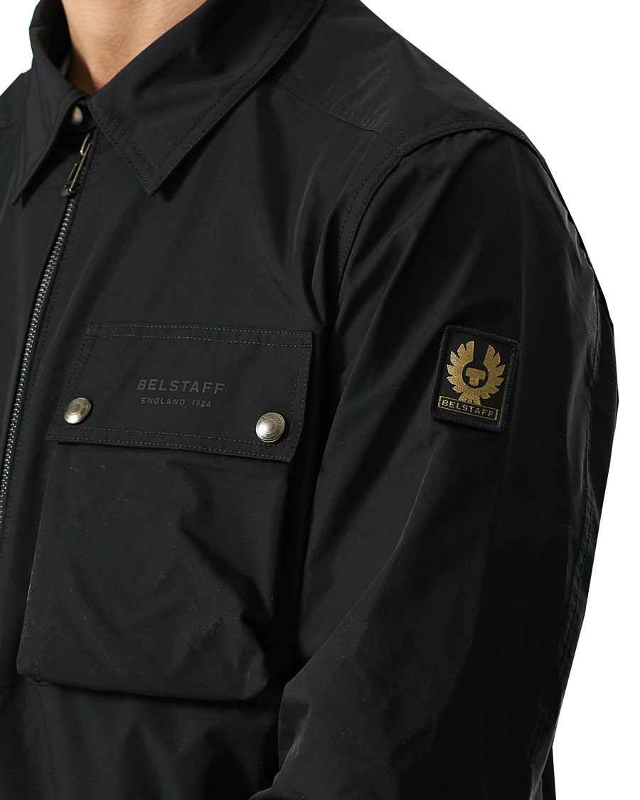 Herren | Hemden | Belstaff | Wayfare Memory Shell Zip Overshirt Black